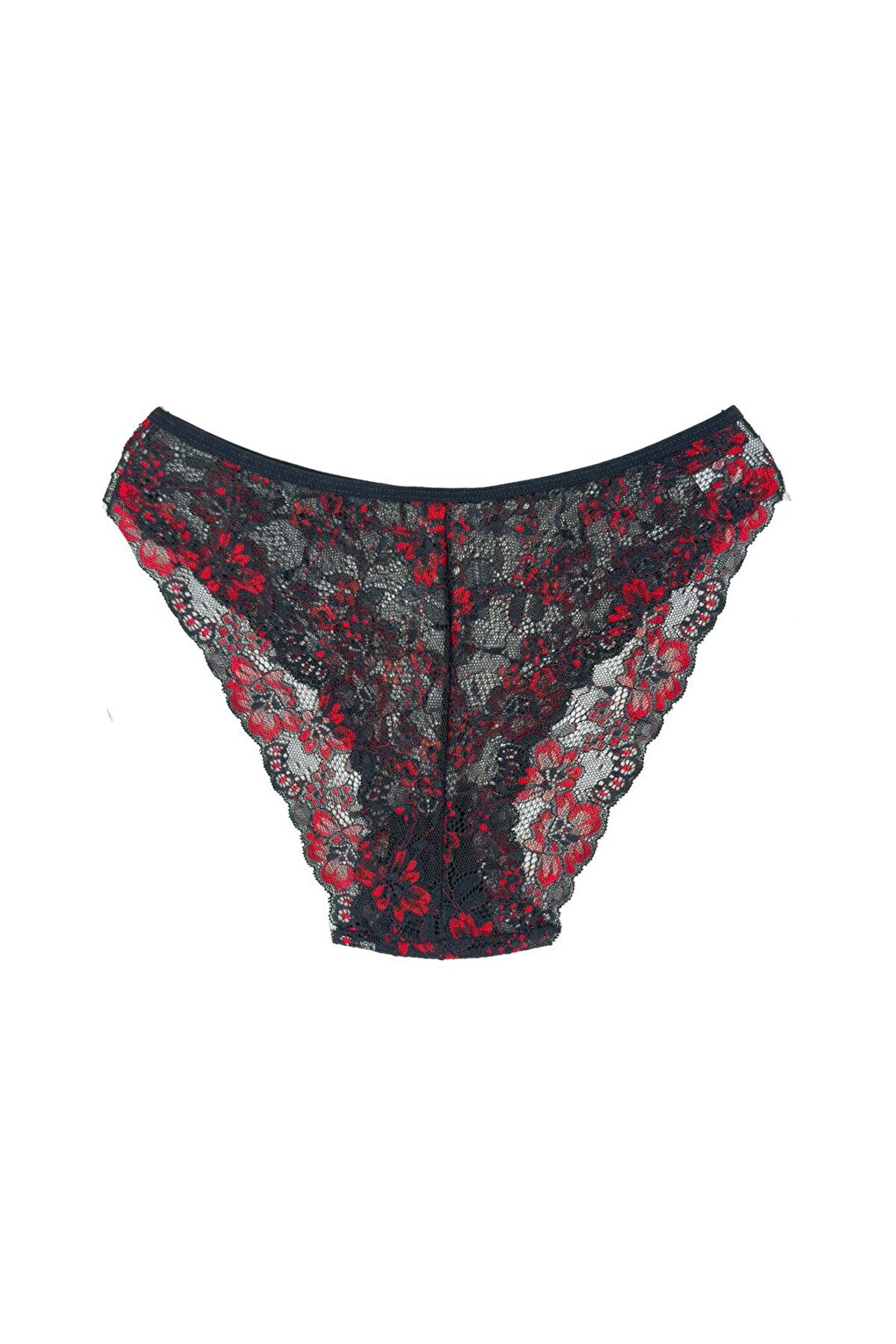 Double Color Lace High Waist Women's Panties