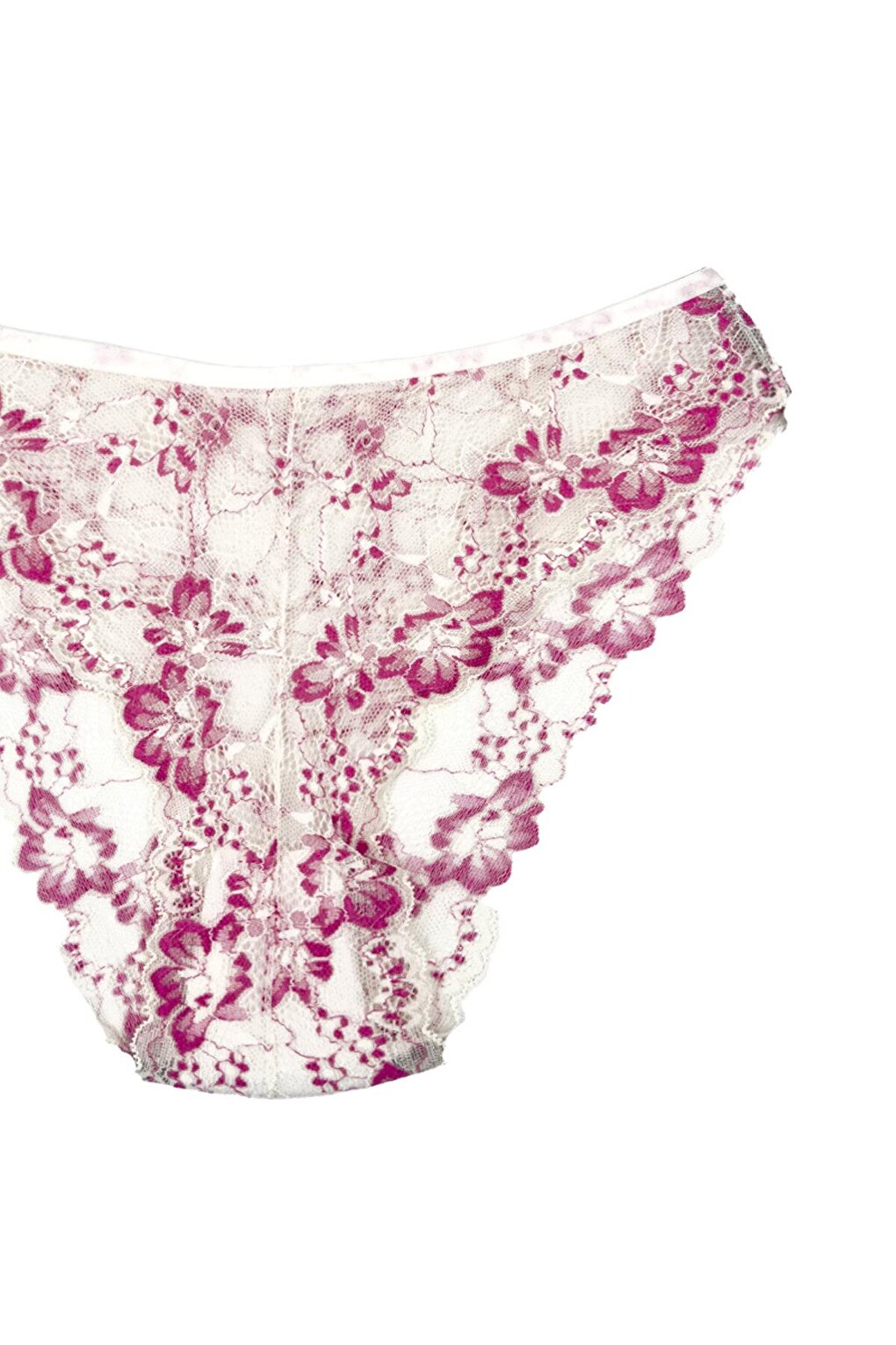 Double Color Lace High Waist Women's Panties