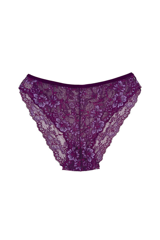 Double Color Lace High Waist Women's Panties