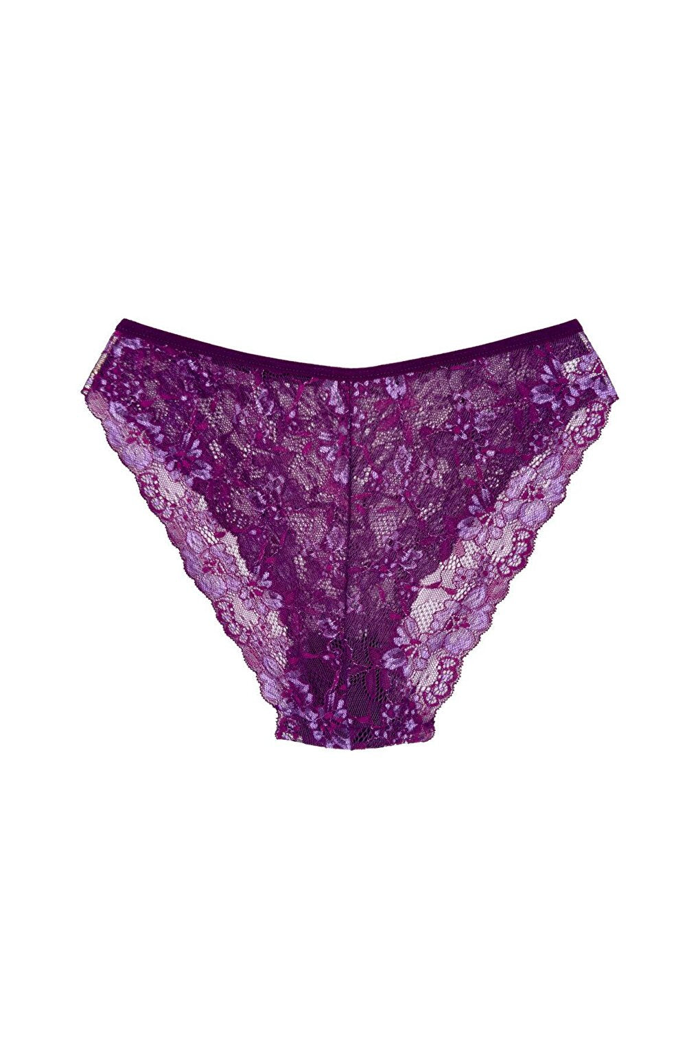 Double Color Lace High Waist Women's Panties