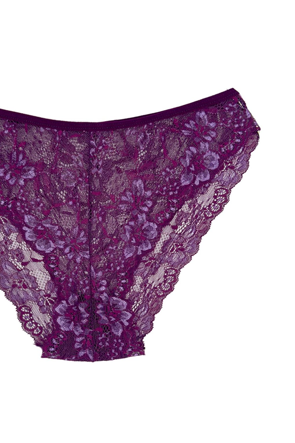 Double Color Lace High Waist Women's Panties