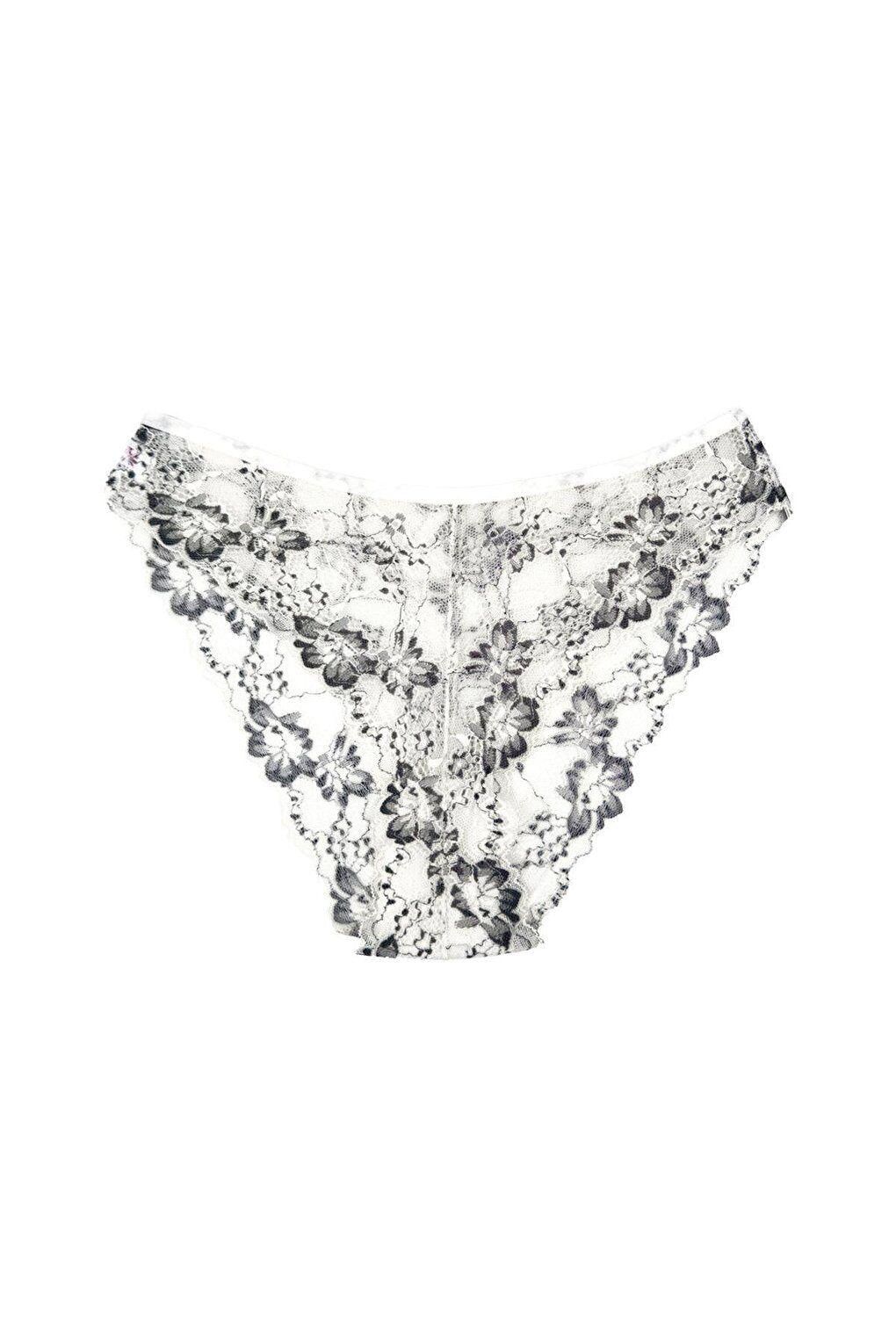 Double Color Lace High Waist Women's Panties