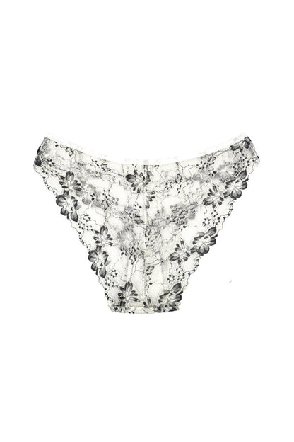 Double Color Lace High Waist Women's Panties