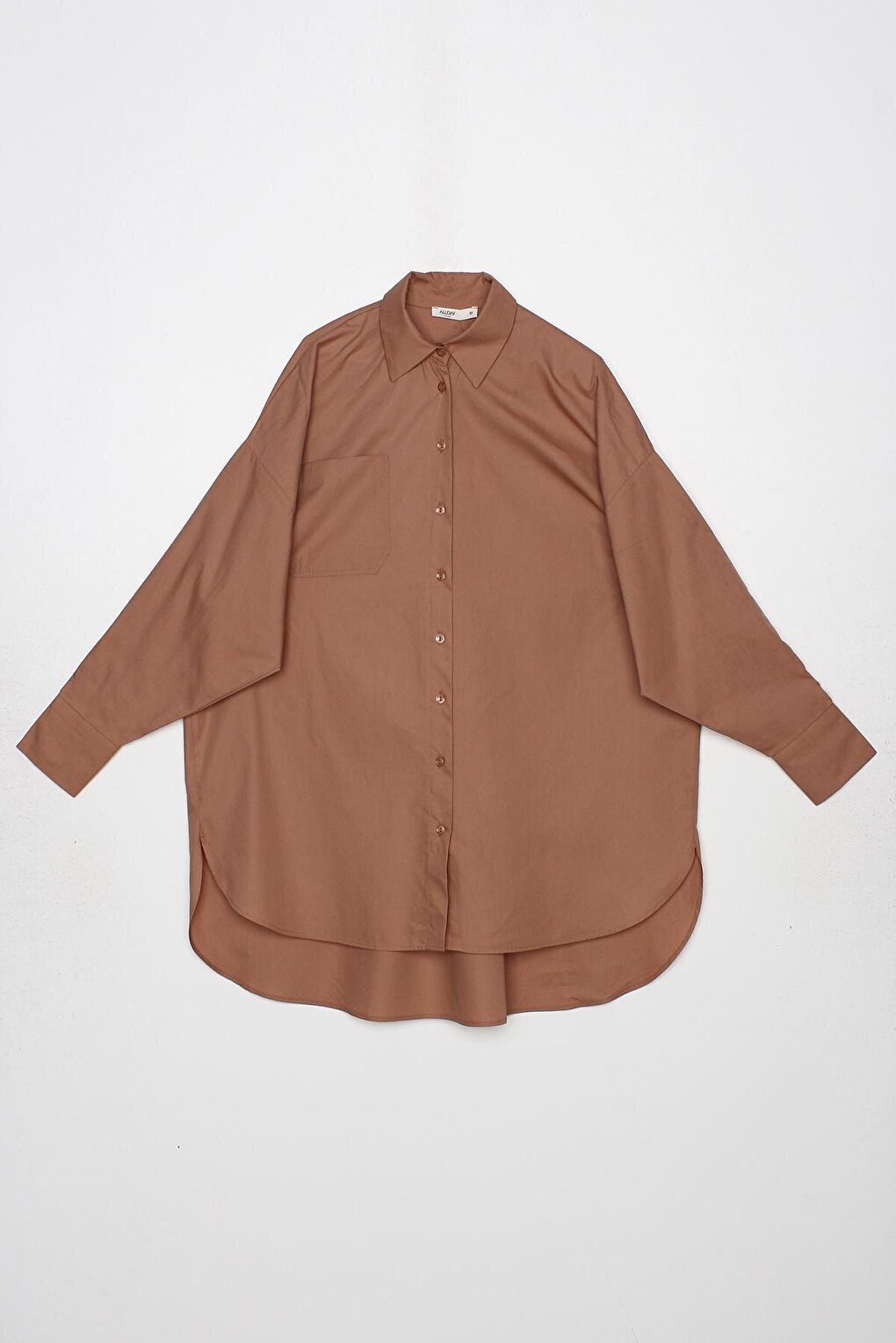 Soil 100% Cotton Oversize Pocketed Shirt Tunic