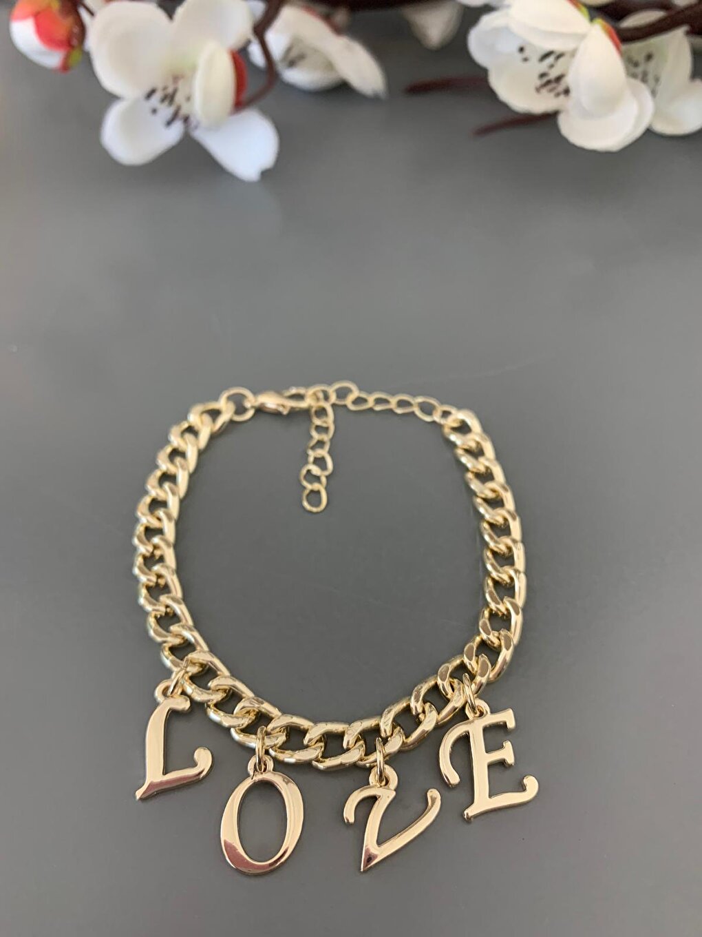 Love Charm Letter Bracelet