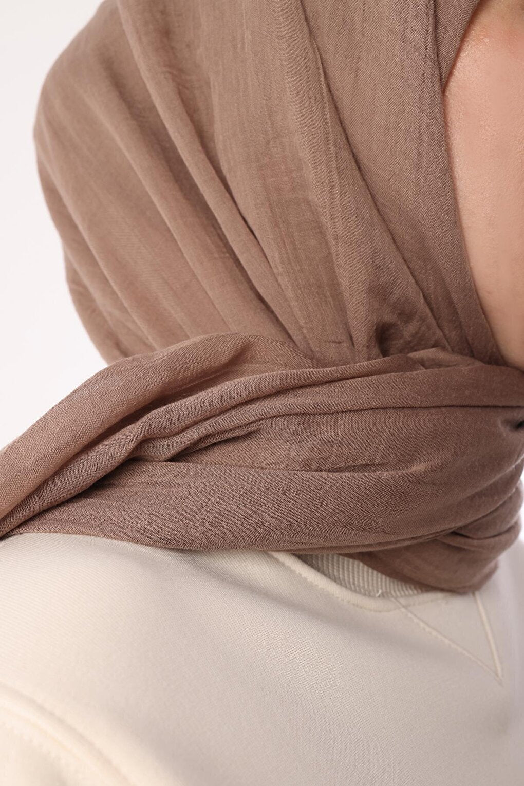 Milky Brown Olay Cotton Shawl