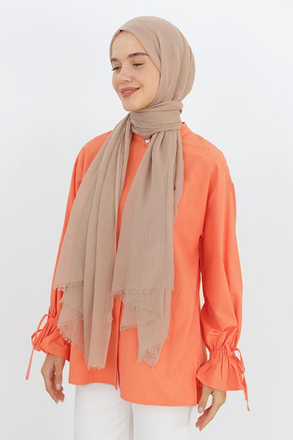 Beige Olay Cotton Shawl