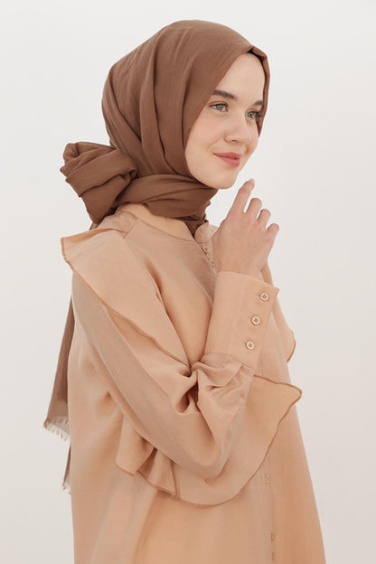 Camel Olay Cotton Shawl