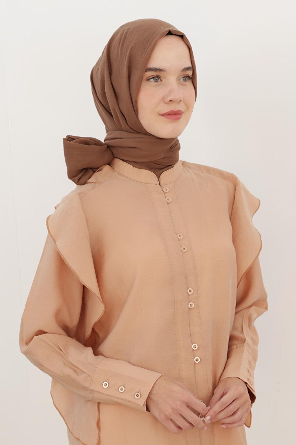 Camel Olay Cotton Shawl