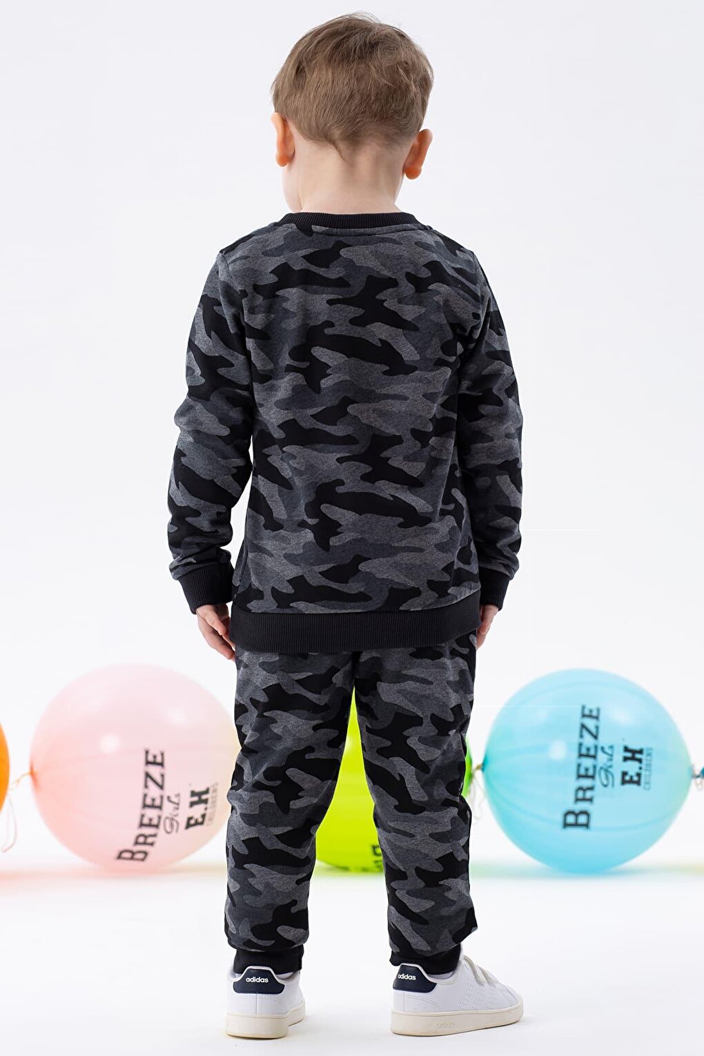 Baby Boy Tracksuit Set Camouflage Patterned Mixed Color (1.5-2 Years)