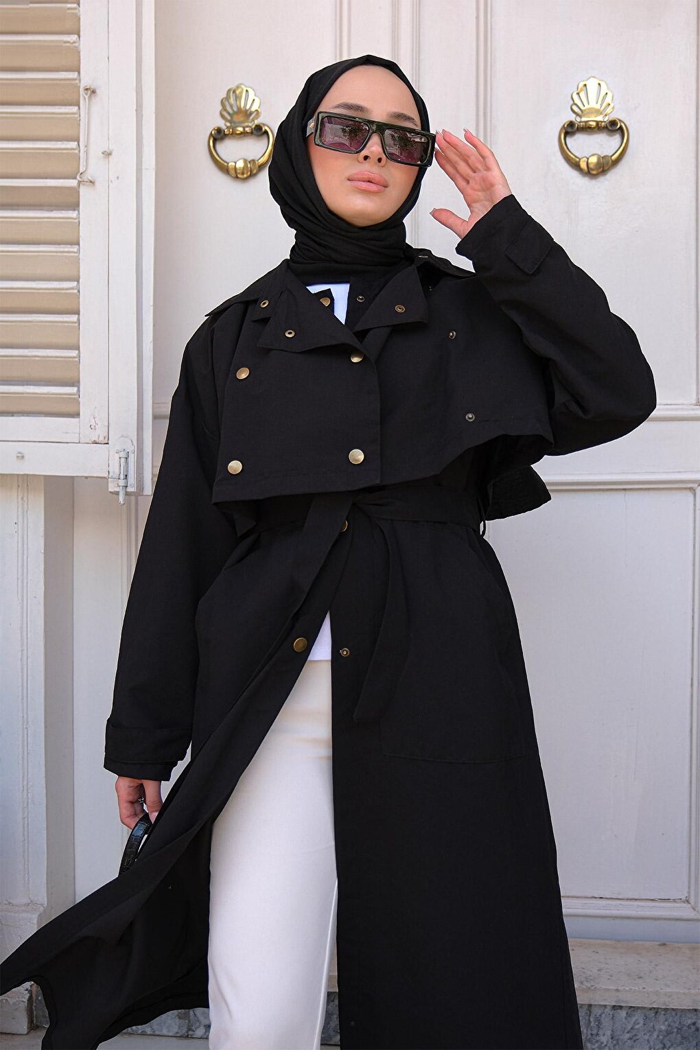 Snap-Flat Piece Trench Black