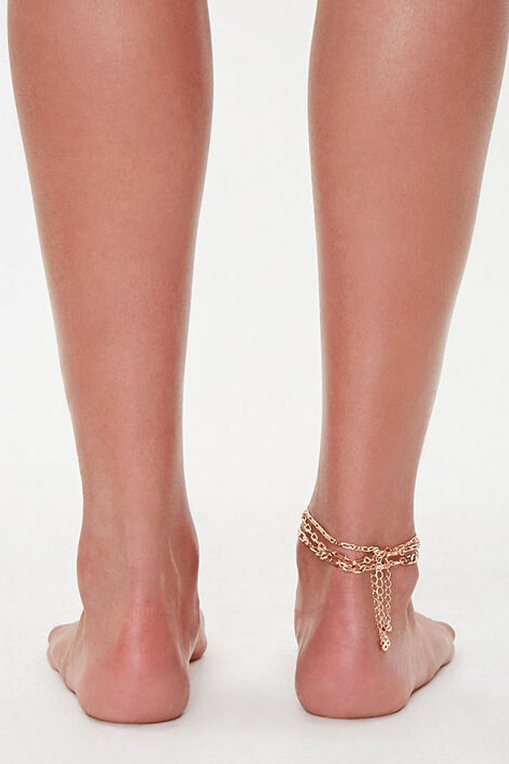 Gold Plated Multiple Anklet 3 Separate Chains