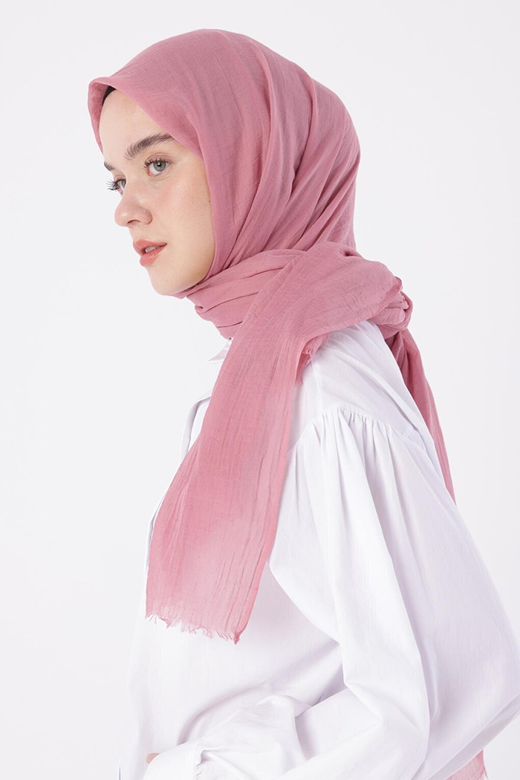 Pink Olay Cotton Shawl