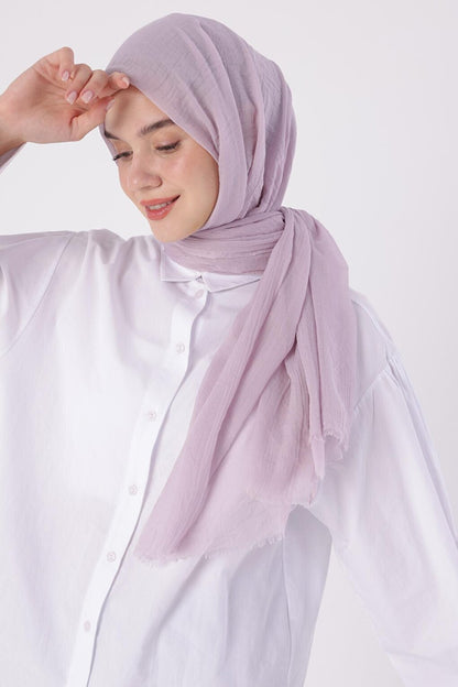 Light Lilac Olay Cotton Shawl