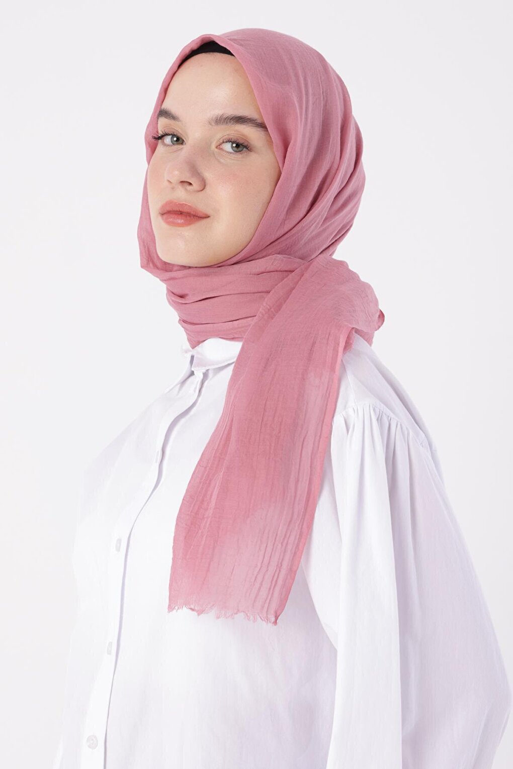 Pink Olay Cotton Shawl