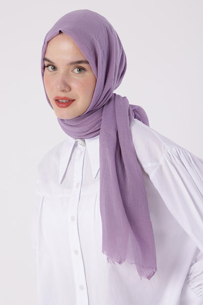 Lilac Olay Cotton Shawl