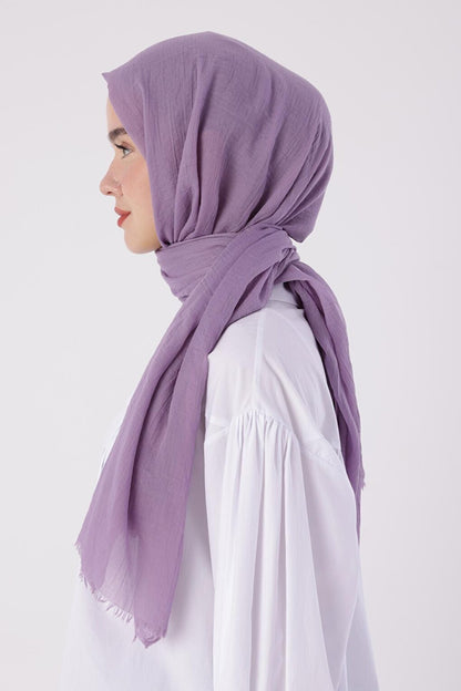 Lilac Olay Cotton Shawl