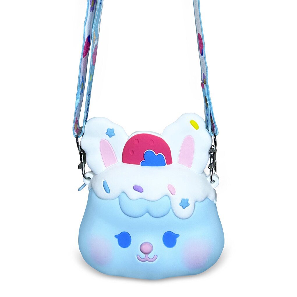 Silicone Blue Rabbit Shoulder Bag