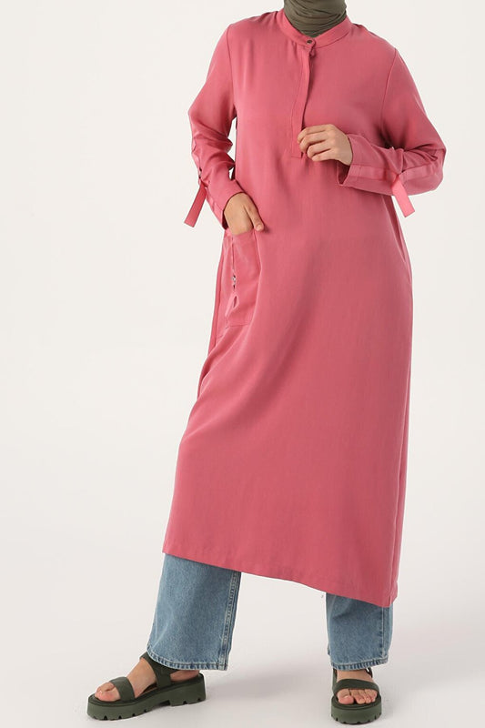 Rose Magister Collar Large Pocket Tunic