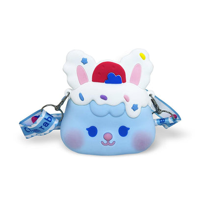 Silicone Blue Rabbit Shoulder Bag