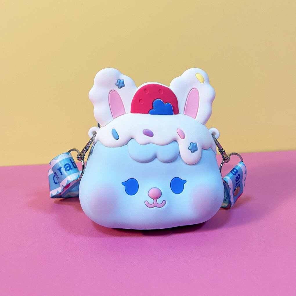 Silicone Blue Rabbit Shoulder Bag