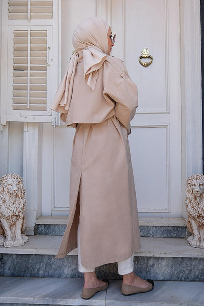 Snap Piece Trench Cream