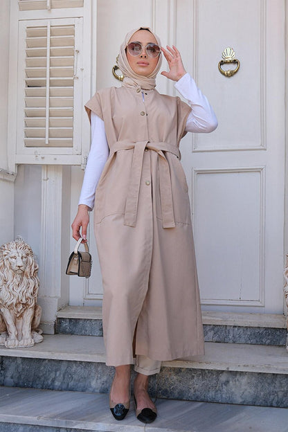 Snap Piece Trench Cream