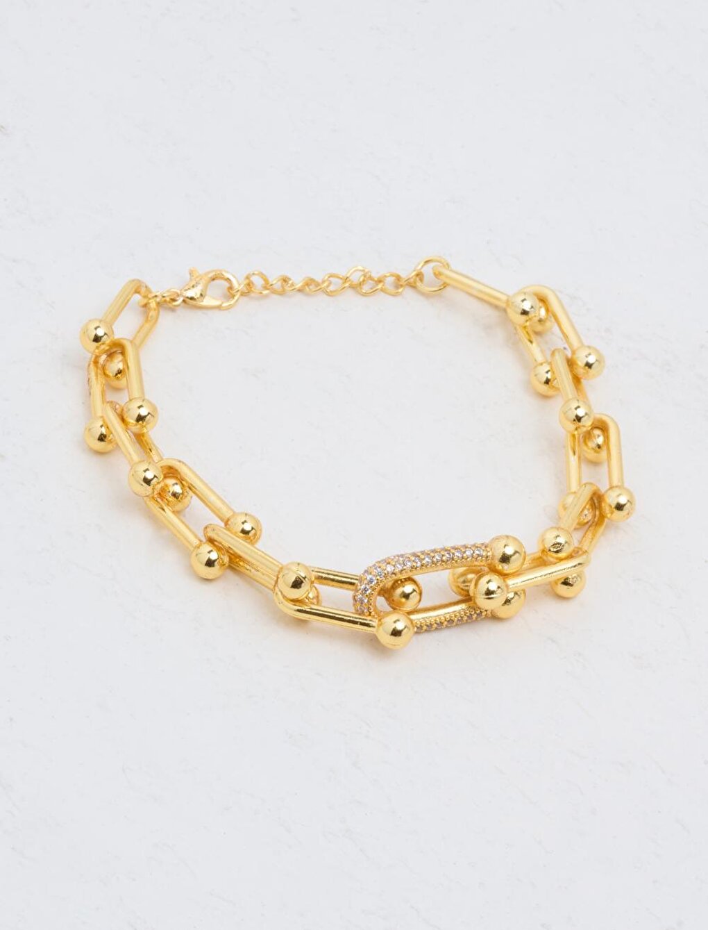 Gold Adjustable Chain Bracelet