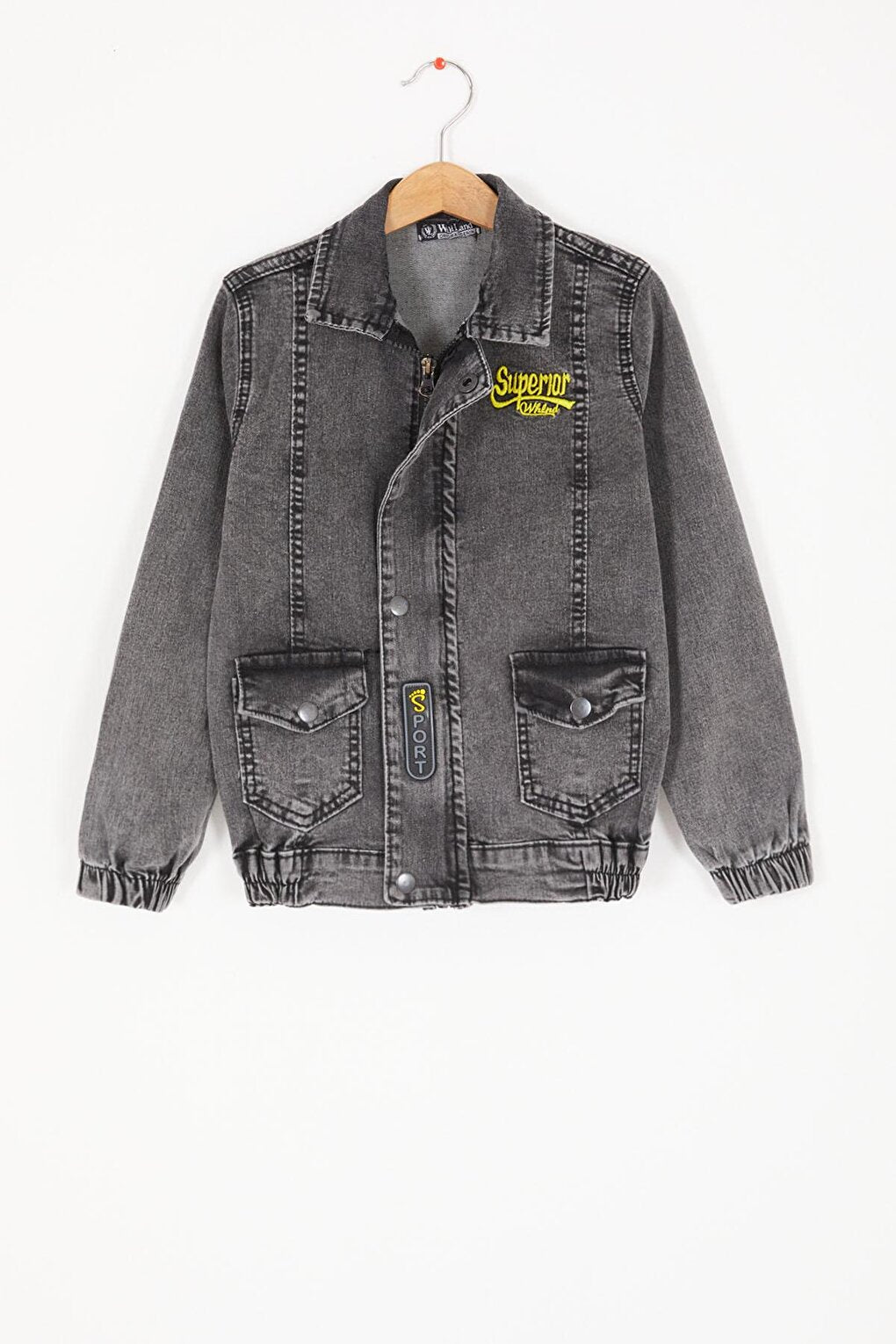 Smoked Superior Written Boy Jean Jacket 16818