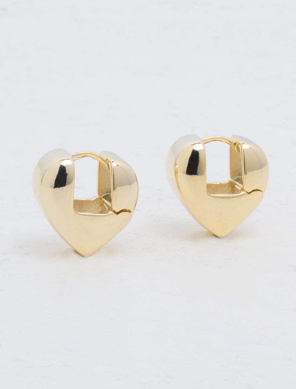 Figured Earrings with Gold Clips