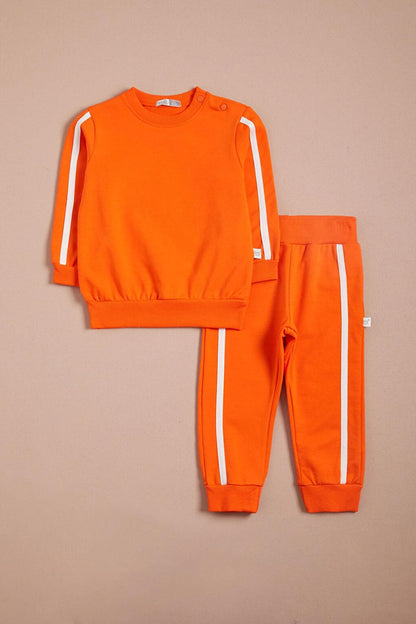 Baby Boy Set with Orange Stripe 16137