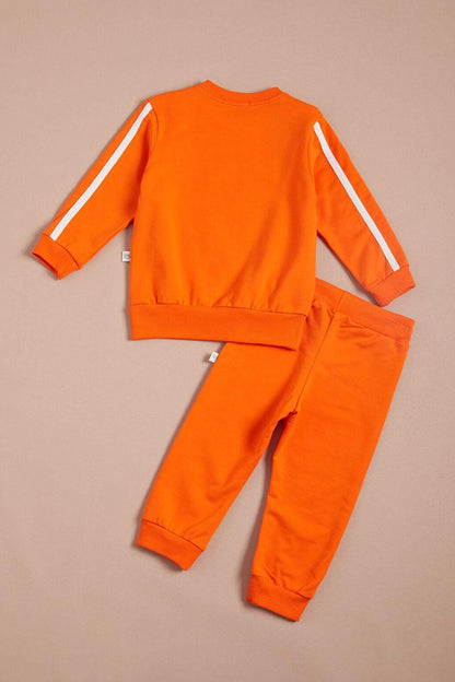 Baby Boy Set with Orange Stripe 16137