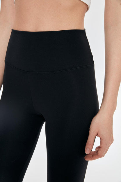 High Waist Sports Tights Black