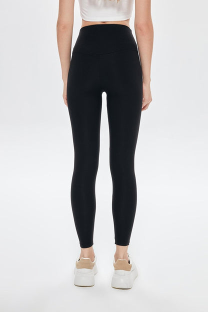 High Waist Sports Tights Black