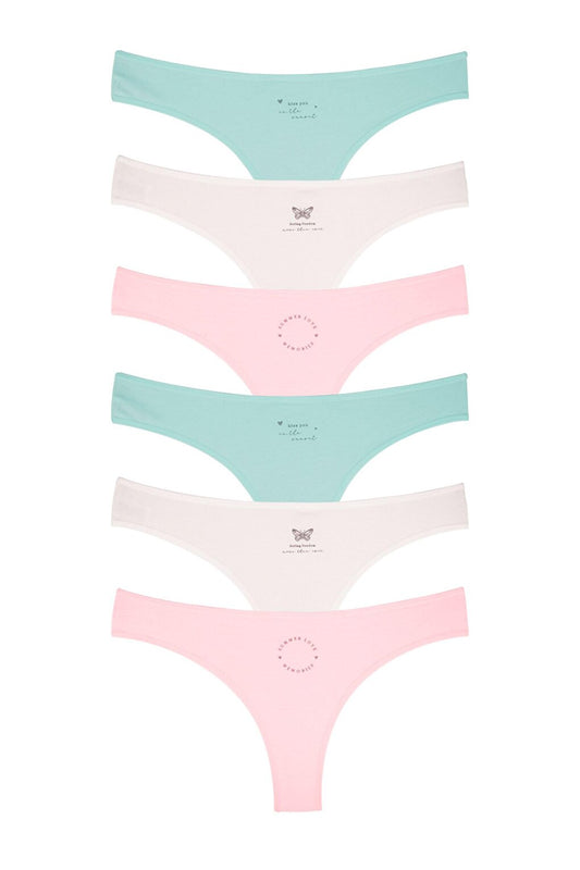 Women's Brazilian Panties 6 Pack