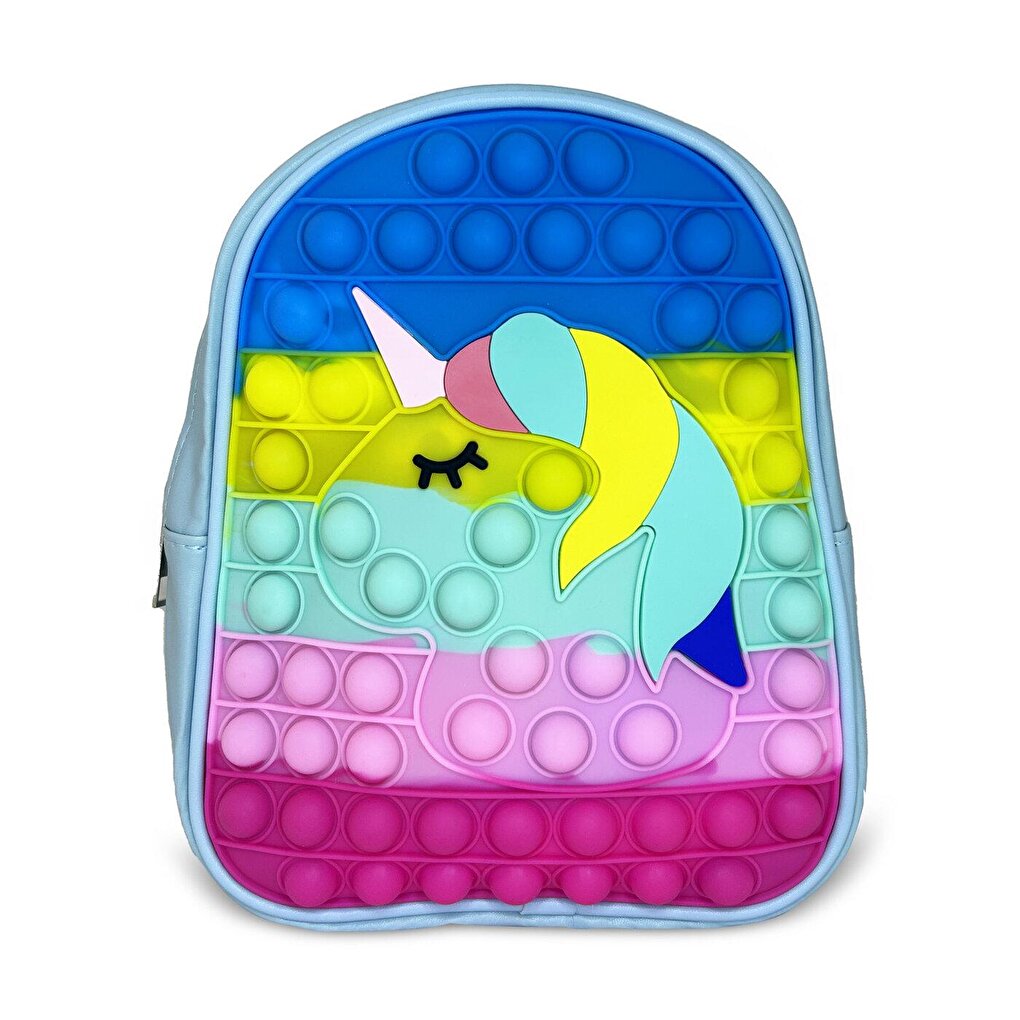 Pop It Silicone Unicorn Backpack