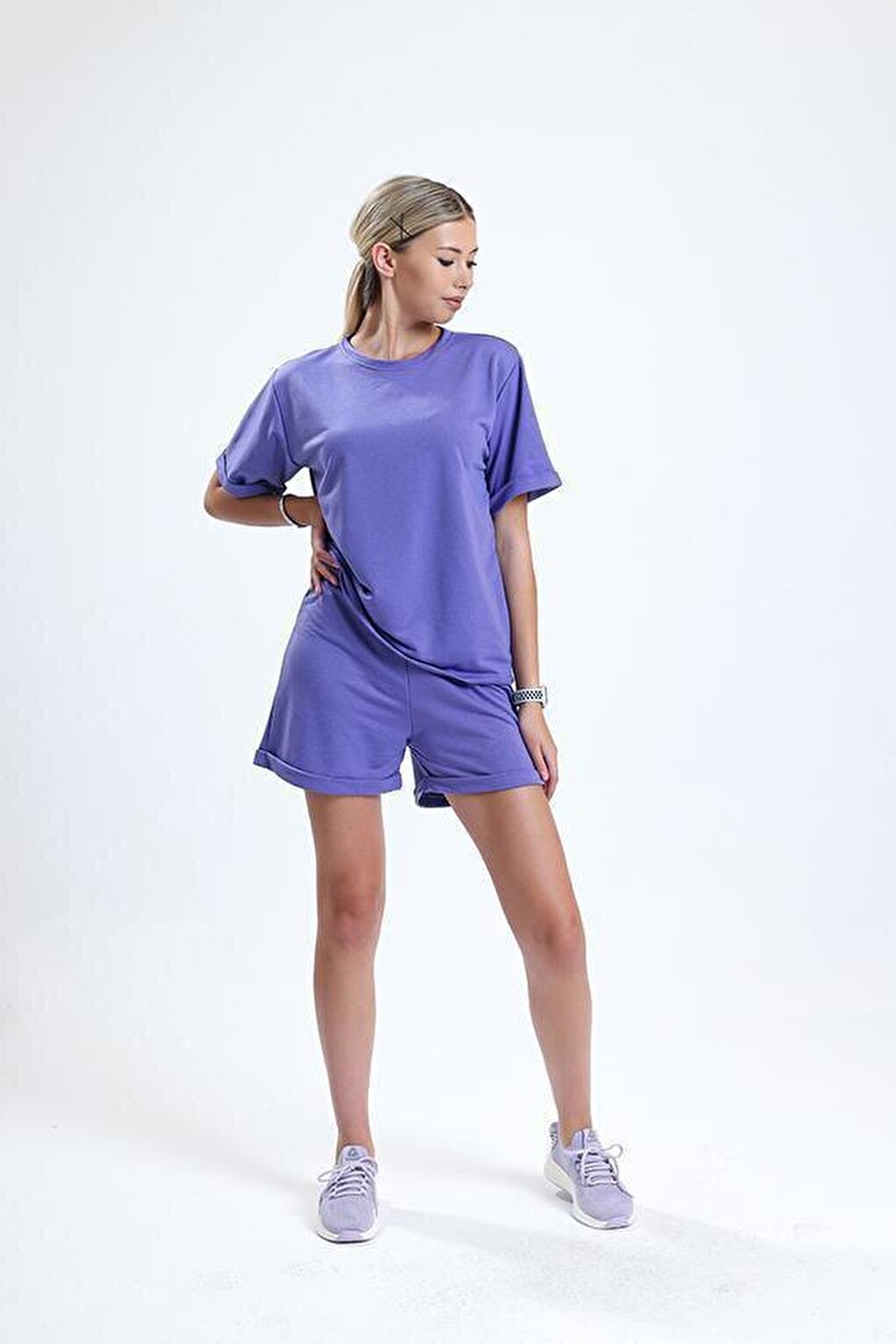 Ltn-G200 Short Sleeve T-shirt Shorts Set