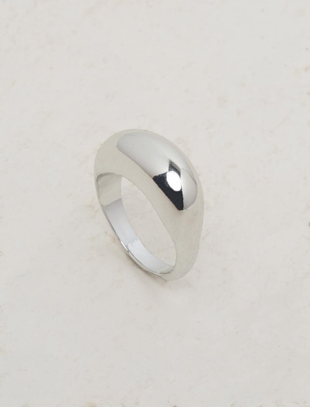 Silver Domed Stylish Ring