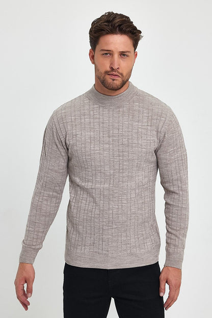 Men's Turtleneck Long Sleeve Sweater