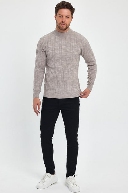 Men's Turtleneck Long Sleeve Sweater