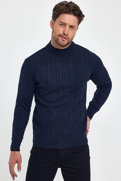 Men's Turtleneck Long Sleeve Sweater