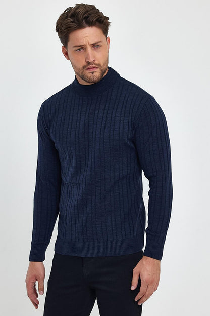 Men's Turtleneck Long Sleeve Sweater