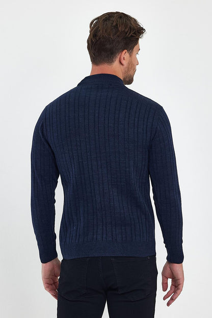 Men's Turtleneck Long Sleeve Sweater