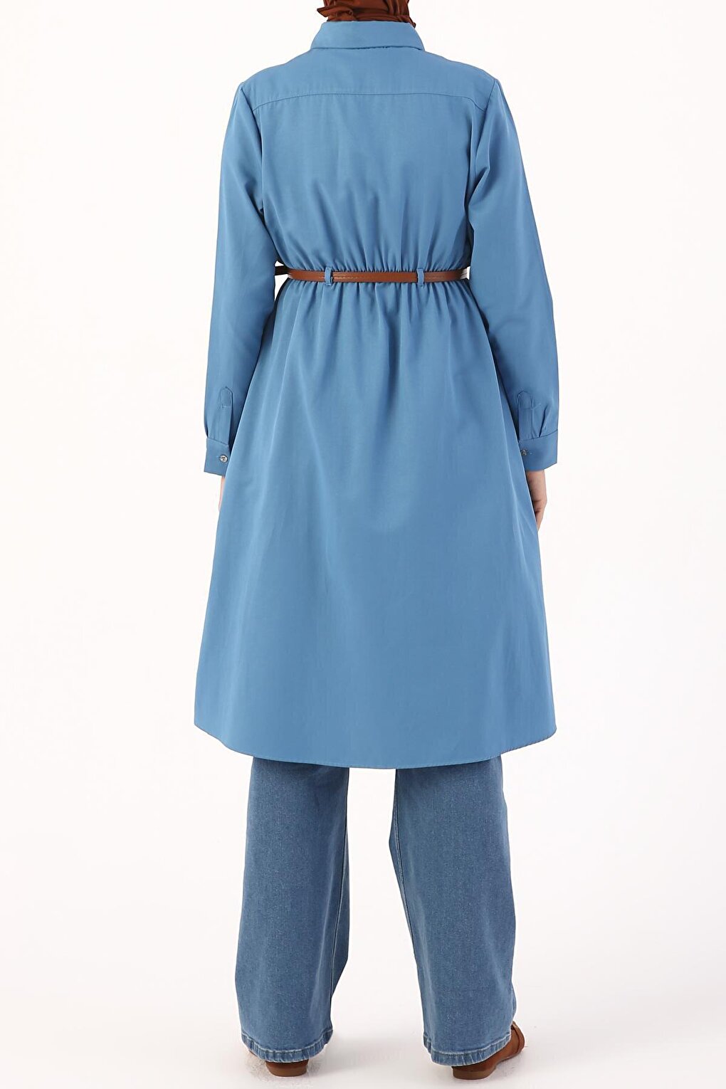 Mavi01 Belted Shirt Tunic