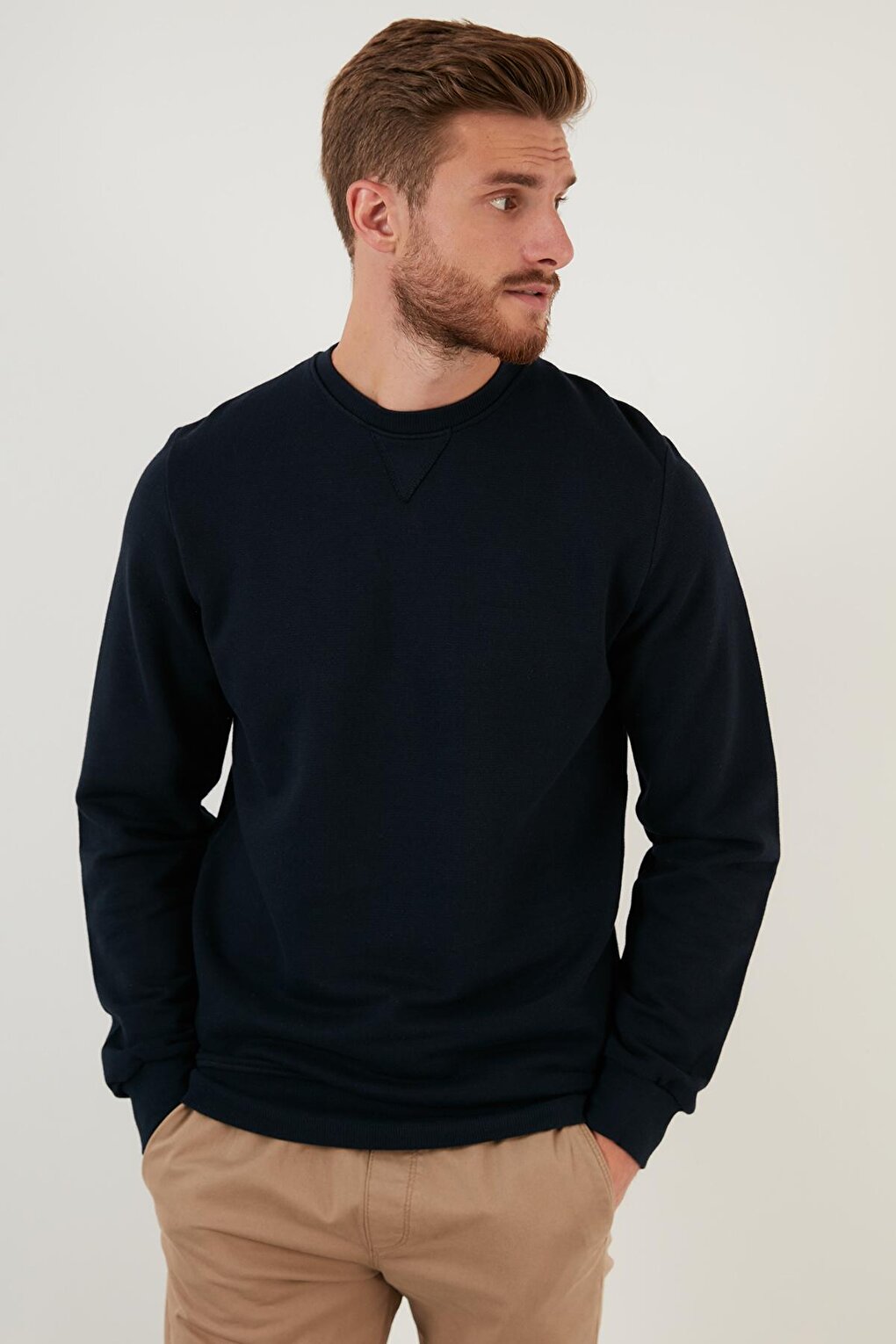 100% Cotton Crew Neck Basic Sweat 5905028