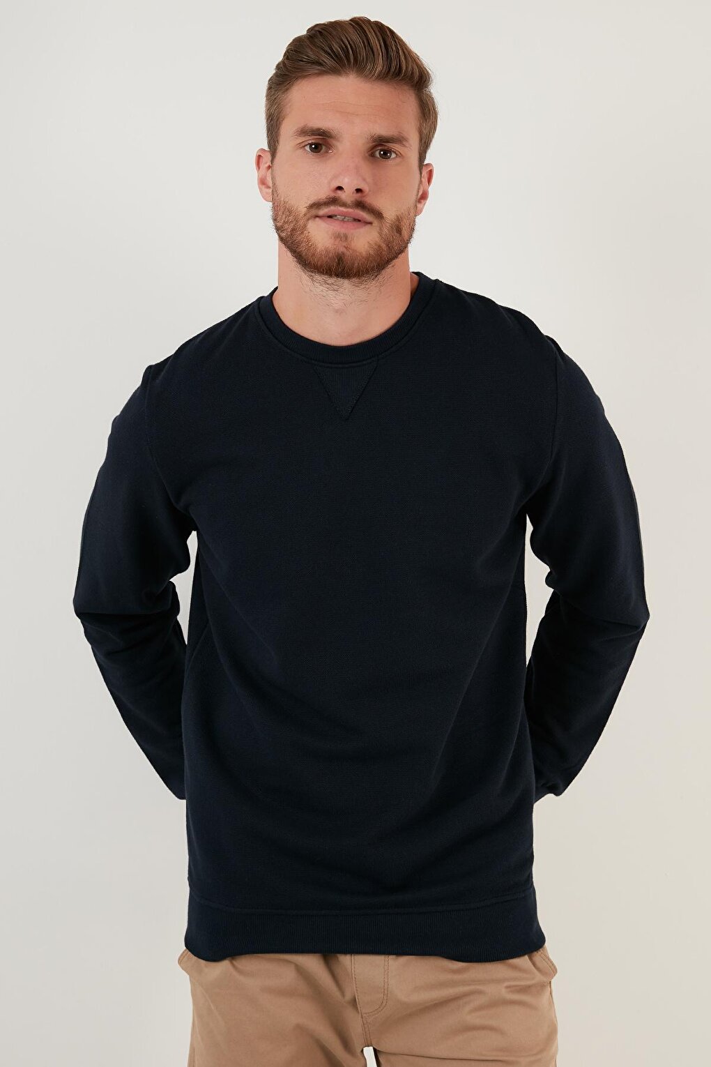 100% Cotton Crew Neck Basic Sweat 5905028