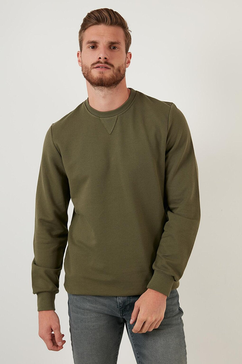 100% Cotton Crew Neck Basic Sweat 5905028