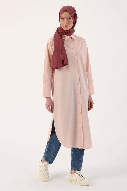 Powder 100% Cotton Slit Long Shirt Tunic