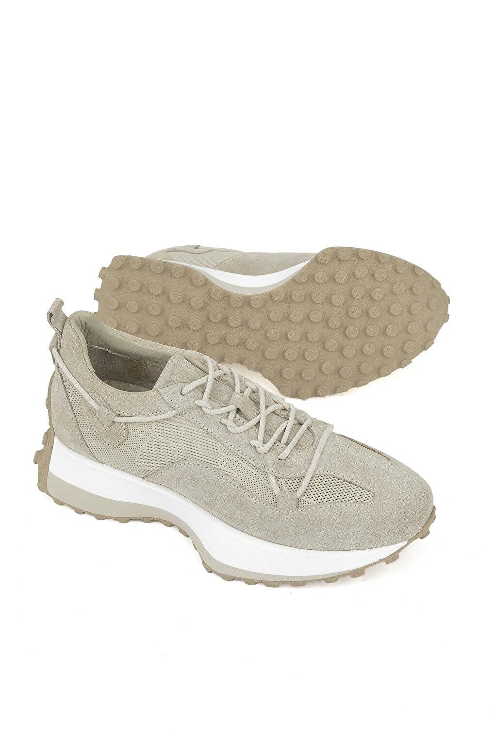 Women's Genuine Leather Sneaker 1311000 5420B Beige