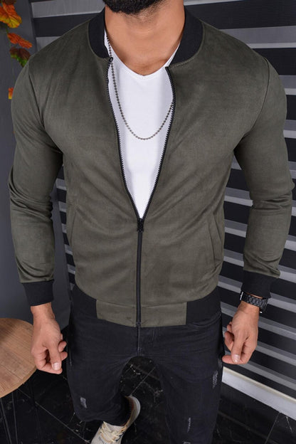 Eddy Extra Slim Fit Seasonal Men's Suede Jacket